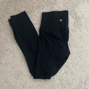 Black Lululemon Leggings Size 4